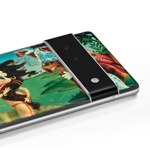 Betty Boop At Sea Google Pixel 6 Pro Skin